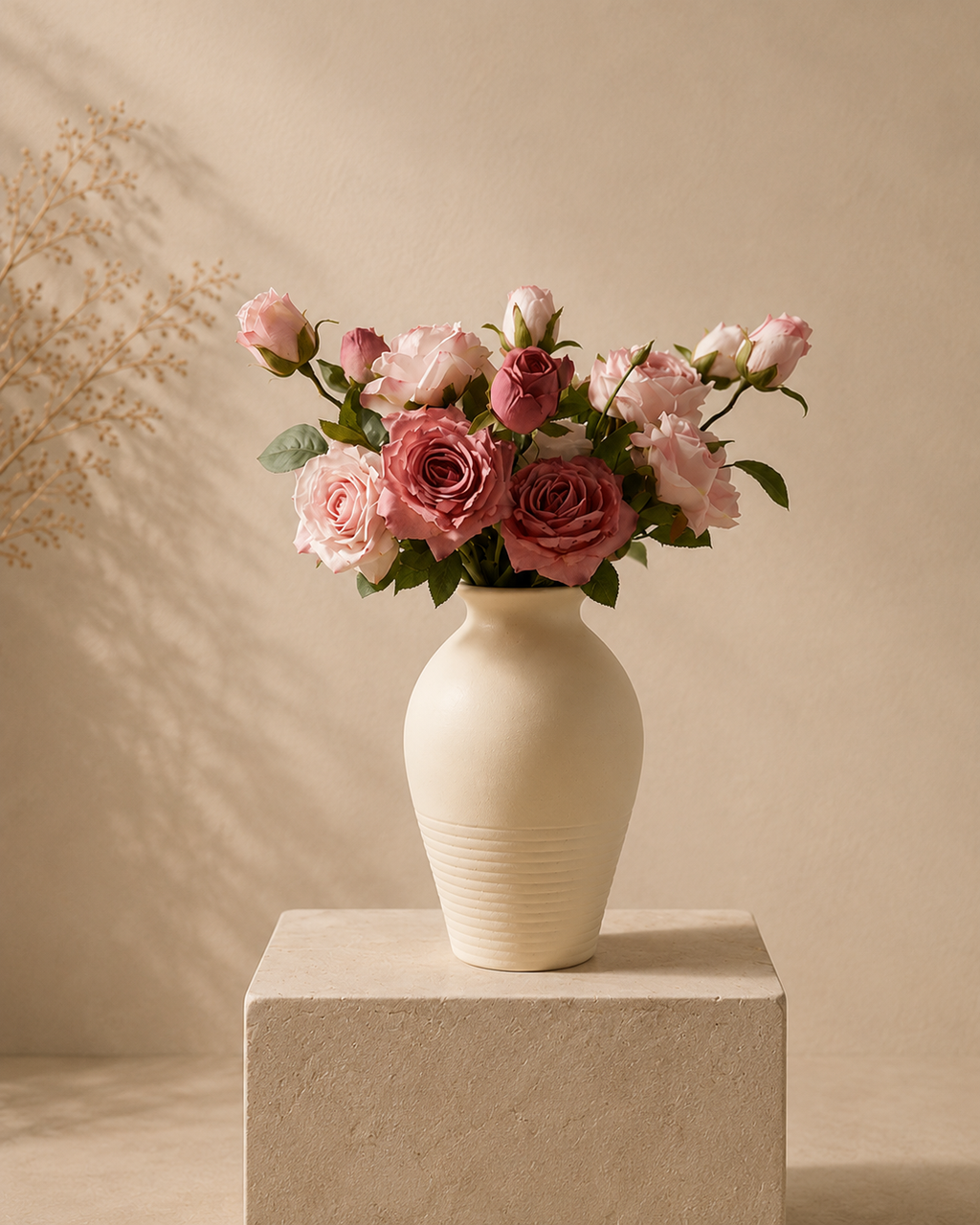 AUMESIS NORD – White Harmony Vase