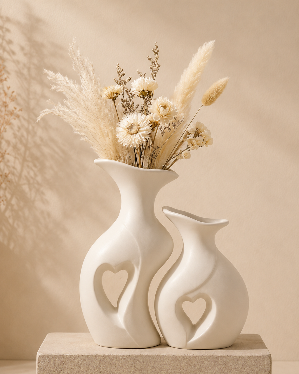 AUMESIS FORMA – Heart Duo Vase Set